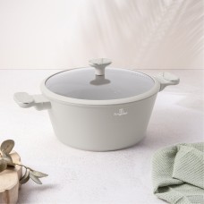 Garnek tradycyjny BerlingerHaus BH-8397 Sahara Marble 28 cm z pokrywką