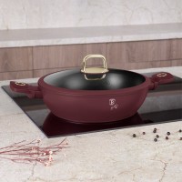 Garnki tradycyjne Berlinger Haus Leonardo Collection BH-8038 garnek płytki 3,8 l z pokrywką 28 cm