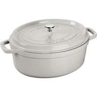 Гарячий керамічний традиційний каструля Staub La Cocotte овальний 4.2 л, для приготування зі смаком трюфеля