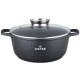 Garnek marmurowy Zilner ZL-9003 / 7005 2,3L 20cm do gotowania zdrowych potraw