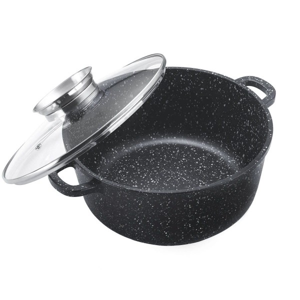 Garnek marmurowy Zilner ZL-9003 / 7005 2,3L 20cm do gotowania zdrowych potraw