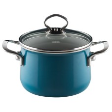 Garnek wysoki, Riess Aquamarin 2,0 l (16 cm) z pokrywą — do gotowania na kuchence