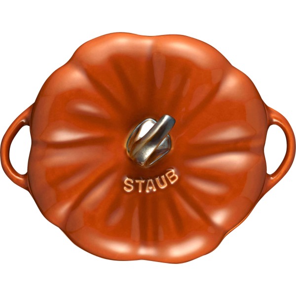 Garnek tradycyjny Staub Special Cocotte Mini dynia 500 ml pomarańczowy do zapiekania