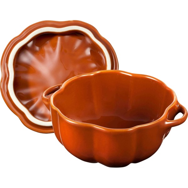 Garnek tradycyjny Staub Special Cocotte Mini dynia 500 ml pomarańczowy do zapiekania
