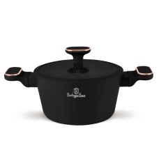 Garnek tradycyjny BerlingerHaus BH-8357 Black Rose Collection 20 cm z pokrywką