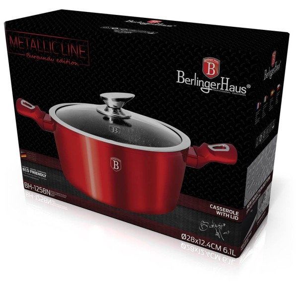 Каструля Berlinger Haus Metallic Line 6,5 л 28 см для готування