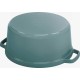 Гарячий посуд Staub La Cocotte круглий чавунний 6.7 л для готування тушкованих страв, евкаліптовий