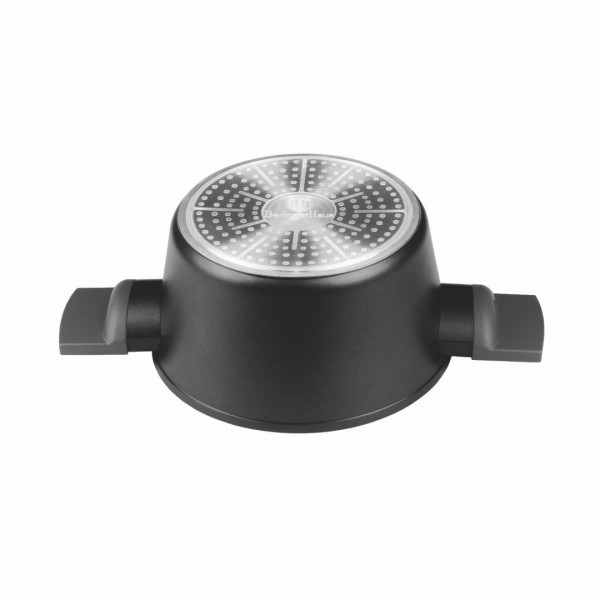 Garnek tytanowy Berlinger Haus Antracit BH-8130 20cm 2,5L z pokrywką - idealny do codziennego gotowania