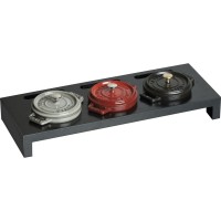Stojak do garnków Staub na 3 mini cocotte czarny