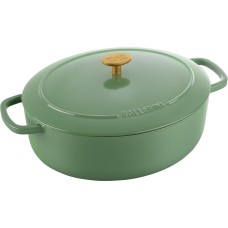 Каструля традиційна, Ballarini Bellamonte, овальна 4.5 л зелена для готування дома