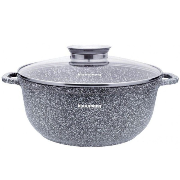 Garnek marmurowy Klausberg KB-7524 6.5L 28cm do gotowania i duszenia