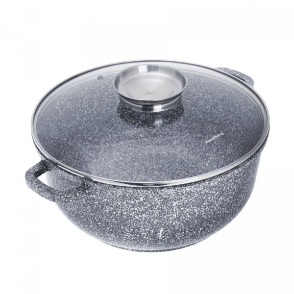 Garnek marmurowy Klausberg KB-7524 6.5L 28cm do gotowania i duszenia