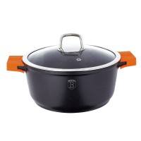 Гарнірна каструля Berlinger Haus Granit Diamond BH-1094 2.4 л/20 см для приготування їжі