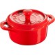 Garnki tradycyjne Staub Gift Giving 4x mini cocotte okrągły 10 cm czerwony do serwowania