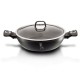 Каструля традиційна Berlinger Haus Black Silver BH-1850, 3.8 л, 28 см для приготування страв