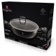 Каструля традиційна Berlinger Haus Black Silver BH-1850, 3.8 л, 28 см для приготування страв
