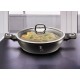 Каструля традиційна Berlinger Haus Black Silver BH-1850, 3.8 л, 28 см для приготування страв