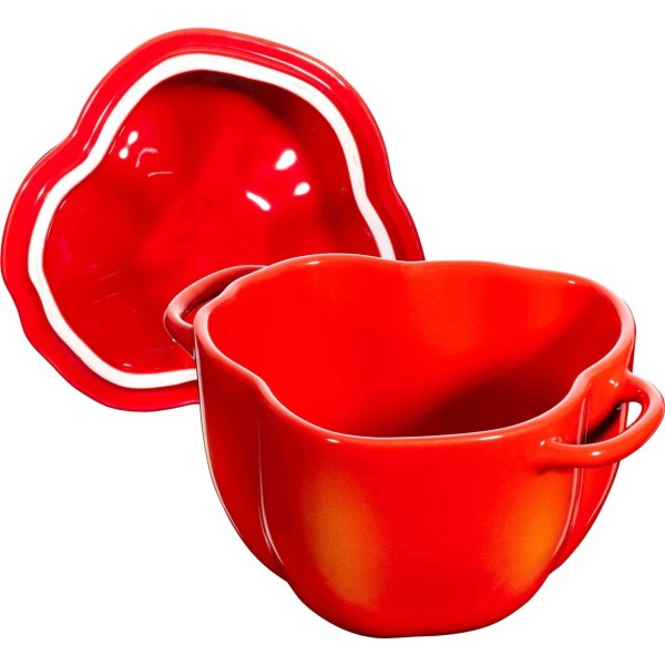Garnek tradycyjny Staub Special Cocotte mini 450 ml czerwony do gotowania i pieczenia