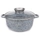 Garnek marmurowy Zilner ZL-7090 5,6L 26cm do gotowania i duszenia
