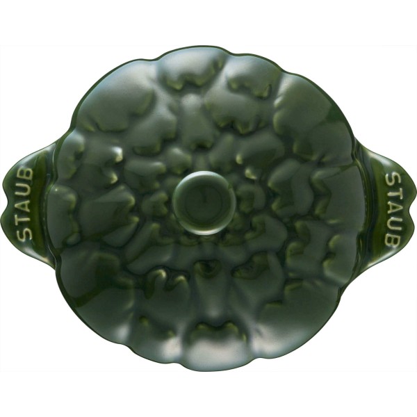 Garnek tradycyjny Staub Special Cocotte Mini 450 ml zielony karczoch