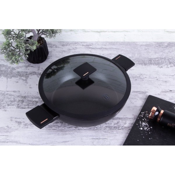 Garnek tradycyjny Berlinger Haus BH-7090 28 cm z pokrywką (płytki)