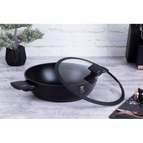 Garnek tradycyjny Berlinger Haus BH-7090 28 cm z pokrywką (płytki)