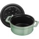 Mini garnek żeliwny Staub Mini Cocotte 250 ml miętowy idealny do zapiekania i serwowania porcji dla jednej osoby
