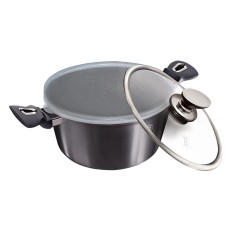 Garnek Berlinger Haus Carbon Pro BH-6924 8L 30cm z powłoką granitową do gotowania dla rodziny