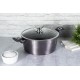 Garnek Berlinger Haus Carbon Pro BH-6924 8L 30cm z powłoką granitową do gotowania dla rodziny