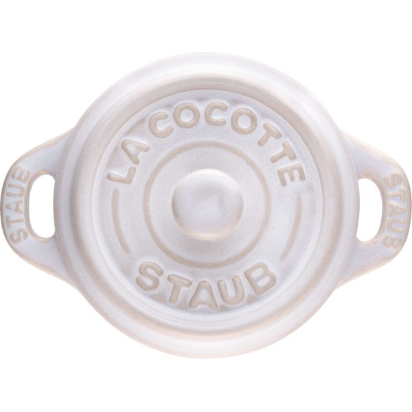 Zestaw garnków tradycyjnych Staub Gift Giving 4x mini cocotte okrągły 10 cm kość słoniowa