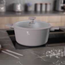 Garnek tradycyjny BerlingerHaus Taupe BH-8103 30 cm z pokrywką