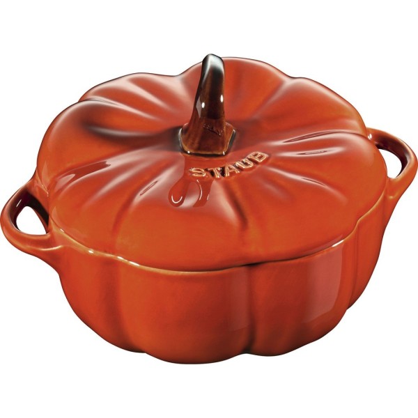 Garnek tradycyjny Staub Special Cocotte mini dynia 700 ml pomarańczowy do pieczenia