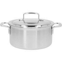 Кухонний каструля Demeyere 5-Plus низький з кришкою 3 л для приготування страв