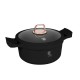 Каструля Berlinger Haus Black Rose BH-1457 4.4L 24 см з титановим покриттям для приготування страв