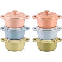 Garnki tradycyjne Staub Gift Giving zestaw 6 mini cocotte okrągłych 10 cm wielokolorowych