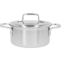 Кухонний каструля Demeyere 5-Plus низька з кришкою 1.5 л для приготування їжі