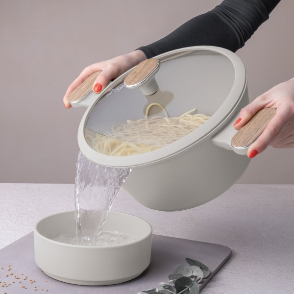 Garnek tradycyjny BerlingerHaus BH-8320 Sahara Nordic, 24 cm z pokrywką