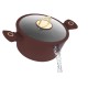Garnek tradycyjny BerlingerHaus Leonardo BH-8041, 24 cm z pokrywką