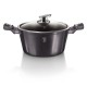 Класичний каструля Berlinger Haus Carbon Pro BH-6894 6,1 л з гранитовим покриттям для приготування їжі