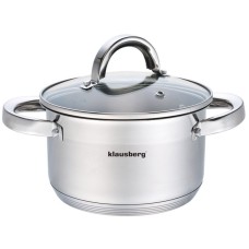 Ківш, Klausberg KB-7120, 12 см з кришкою — для підігріву і соусів, 0,5 л