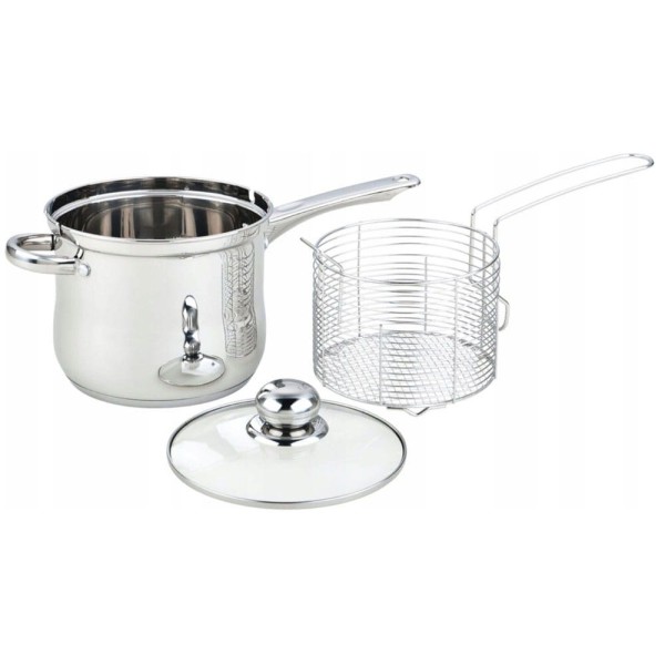 Каструля Brunbeste BB-2141 з кошиком для смаження 3,6 л, 18 см для приготування страв
