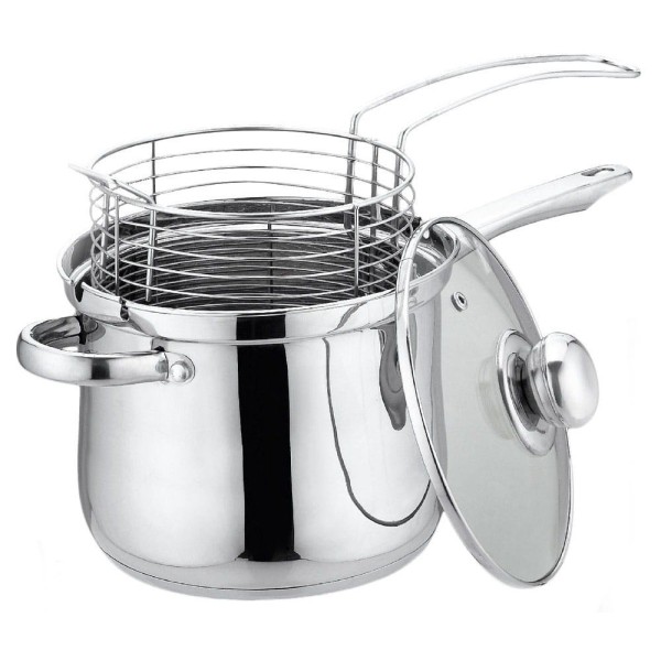 Каструля Brunbeste BB-2141 з кошиком для смаження 3,6 л, 18 см для приготування страв
