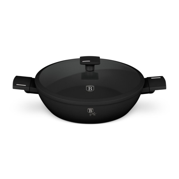 Garnek tradycyjny BerlingerHaus Matte Black BH-8186 30 cm, 4,5 l z pokrywką
