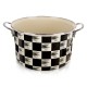Garnek tradycyjny Orion 113338 Szachownica 26 cm 6,5 L – emaliowany, do indukcji i gazu