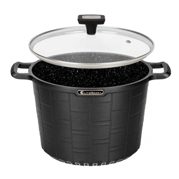 Garnek tradycyjny ELITEHOFF E-7032 (24 cm, 6,5 l)