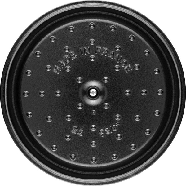 Каструля традиційна Staub La Cocotte, чавунна, 2.2 л, трюфельна