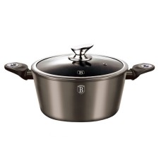 Каструля Berlinger Haus BH-1236 Carbon Metallic Line, 28 см, гранітне покриття — для готування на плиті та тушкування