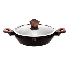 Garnek niski Berlinger Haus Ebony Rosewood BH-1739 28cm 3.8L do gotowania i duszenia potraw