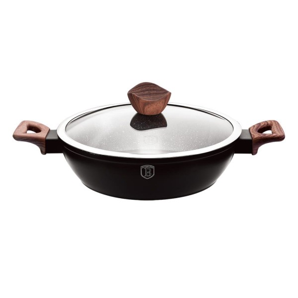 Каструля традиційна Berlinger Haus Ebony Rosewood BH-1739, 28 см, 3.8 л для кухні