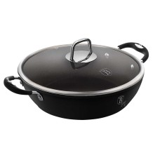 Garnek niski Berlinger Haus Black Professional Line BH-6125 28cm 3.8L do gotowania potraw